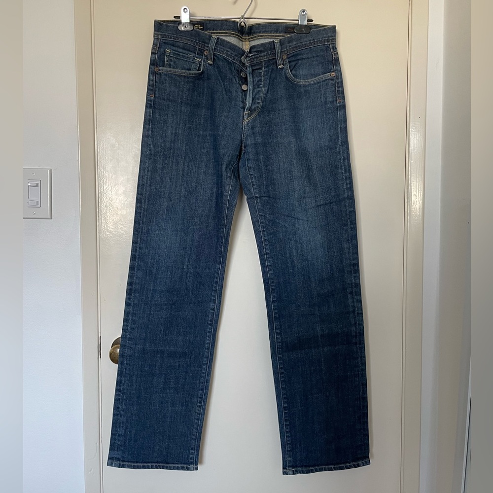Citizens of humanity Mens relaxed button fly size 34